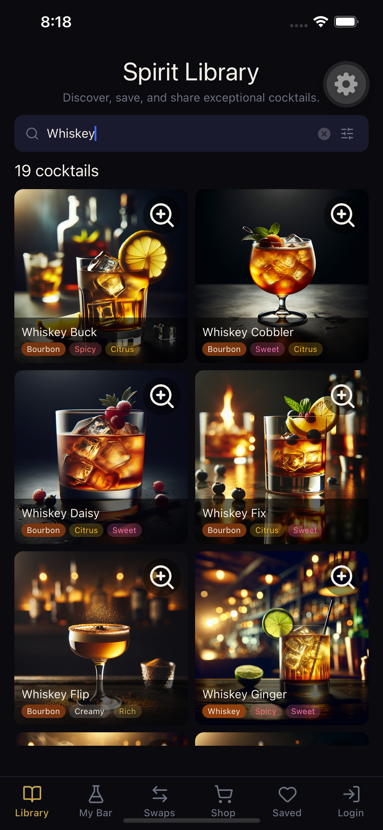 Spirit Library — Browse 1,500+ cocktail recipes